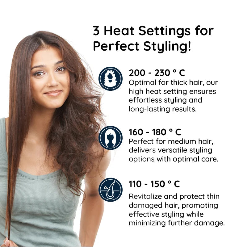 Lisslune | Professional 2 in 1 Rotating Iron Hair Brush