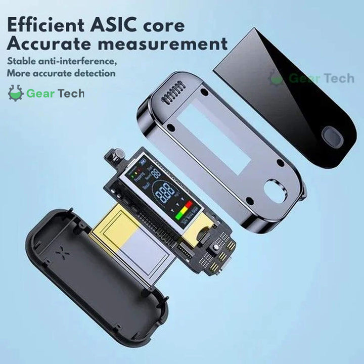 Lisslune | Professional Breathalyzer Alcohol Meter | High-Precision, Contactless Design & Ideal for Home, Camping, or Safe Driving