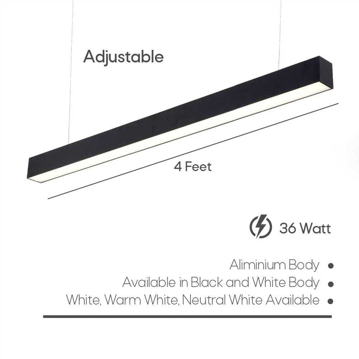 Lisslune | LED Linear Pendant Light Profile