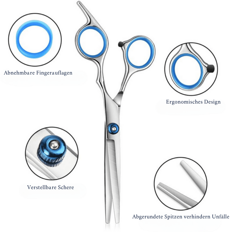 Lisslune | 10-piece DIY hairdresser set for precise haircuts at home