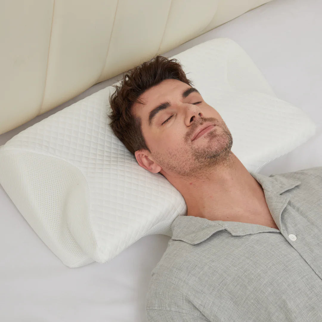 Lisslune | Orthopedic Memory Foam Pillow for Neck Pain – Ergonomic Contour Cervical Support Pillow for Side, Back & Stomach Sleepers