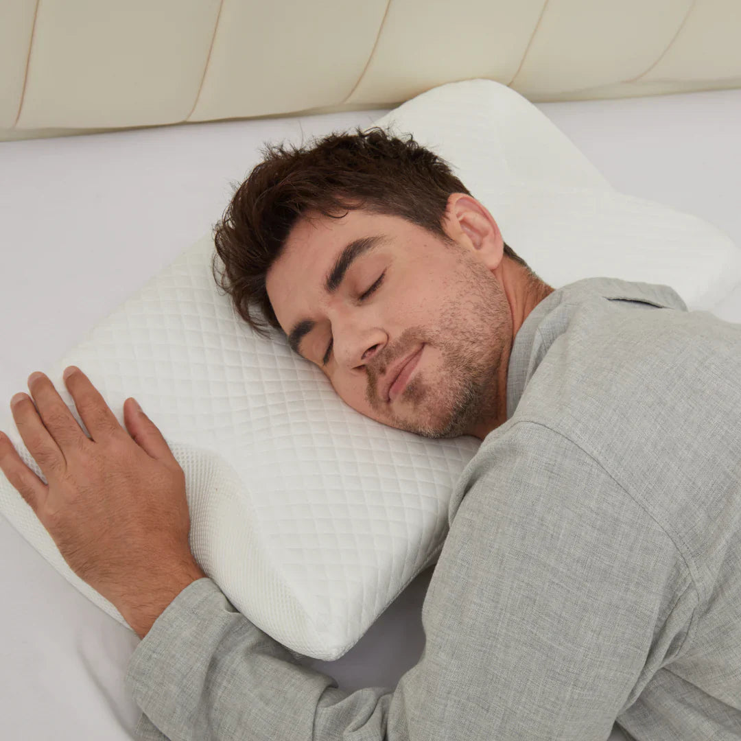 Lisslune | Orthopedic Memory Foam Pillow for Neck Pain – Ergonomic Contour Cervical Support Pillow for Side, Back & Stomach Sleepers