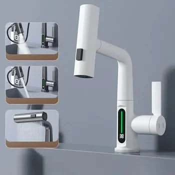 Lisslune | LUXOR - Modern digital washbasin tap