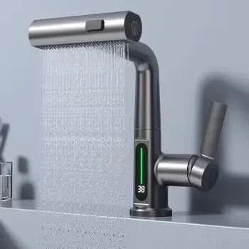 Lisslune | LUXOR - Modern digital washbasin tap