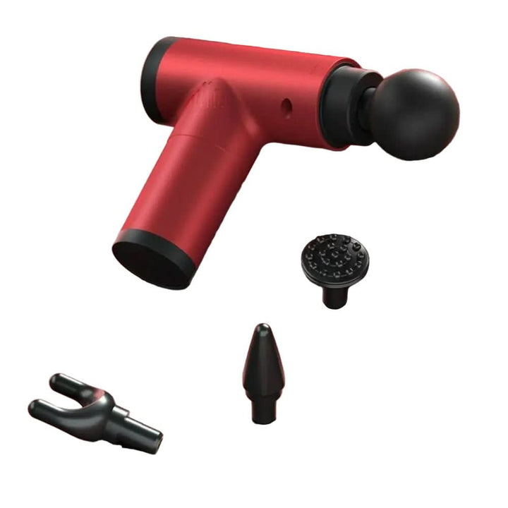 Lisslune | Compact fascia gun with 6 settings & 4 massage heads