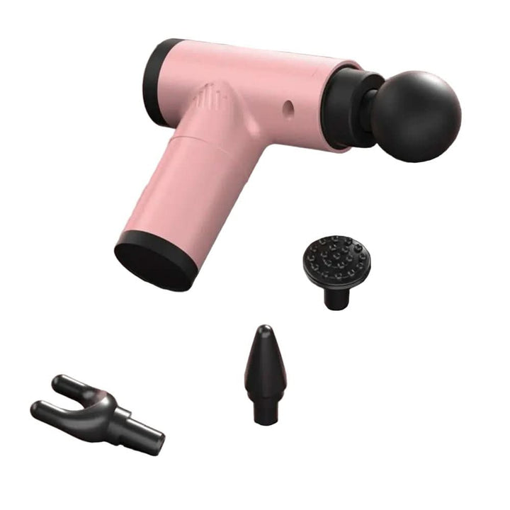 Lisslune | Compact fascia gun with 6 settings & 4 massage heads