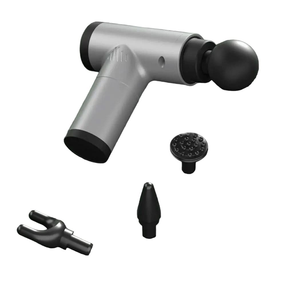 Lisslune | Compact fascia gun with 6 settings & 4 massage heads