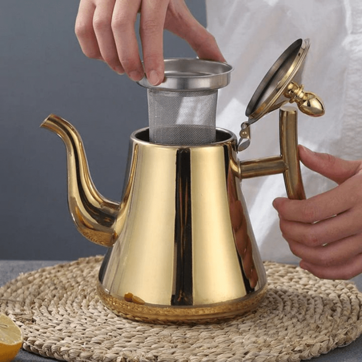Lisslune | PureBoil Stainless Steel Induction Kettle with Built-In Water Filter – 1.5L Fast Boil