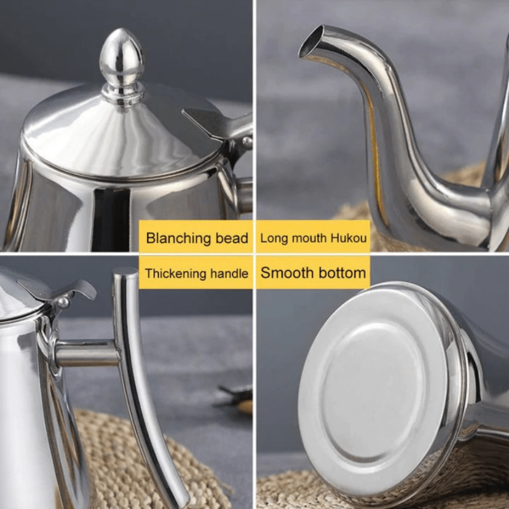 Lisslune | PureBoil Stainless Steel Induction Kettle with Built-In Water Filter – 1.5L Fast Boil