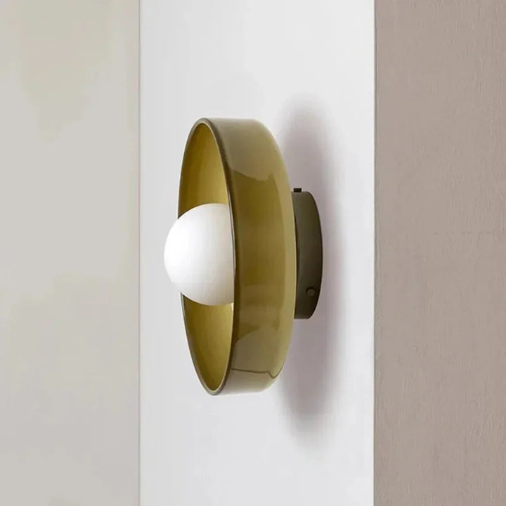 Lisslune | PureGlow Minimalist Glass Ceiling Light – Scandinavian Flush Mount Fixture