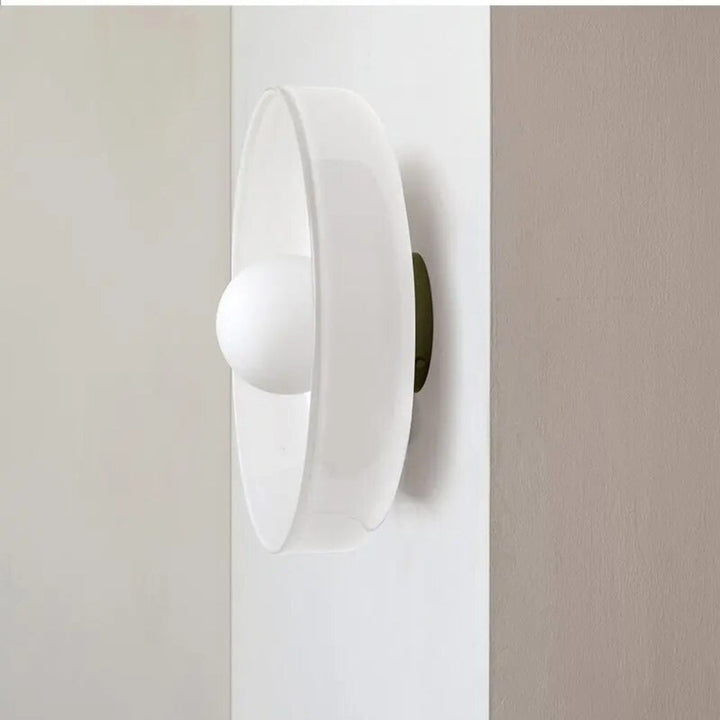 Lisslune | PureGlow Minimalist Glass Ceiling Light – Scandinavian Flush Mount Fixture