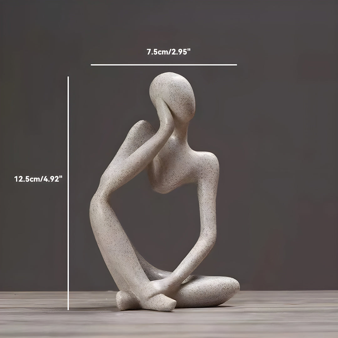 Lisslune | Abstract Thinker Sculpture Home Decor
