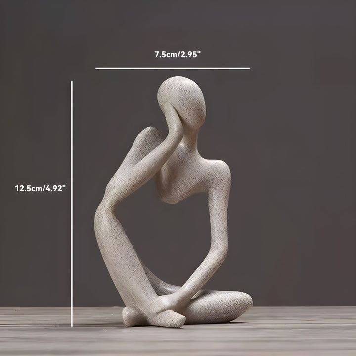 Lisslune | Abstract Thinker Sculpture Home Decor