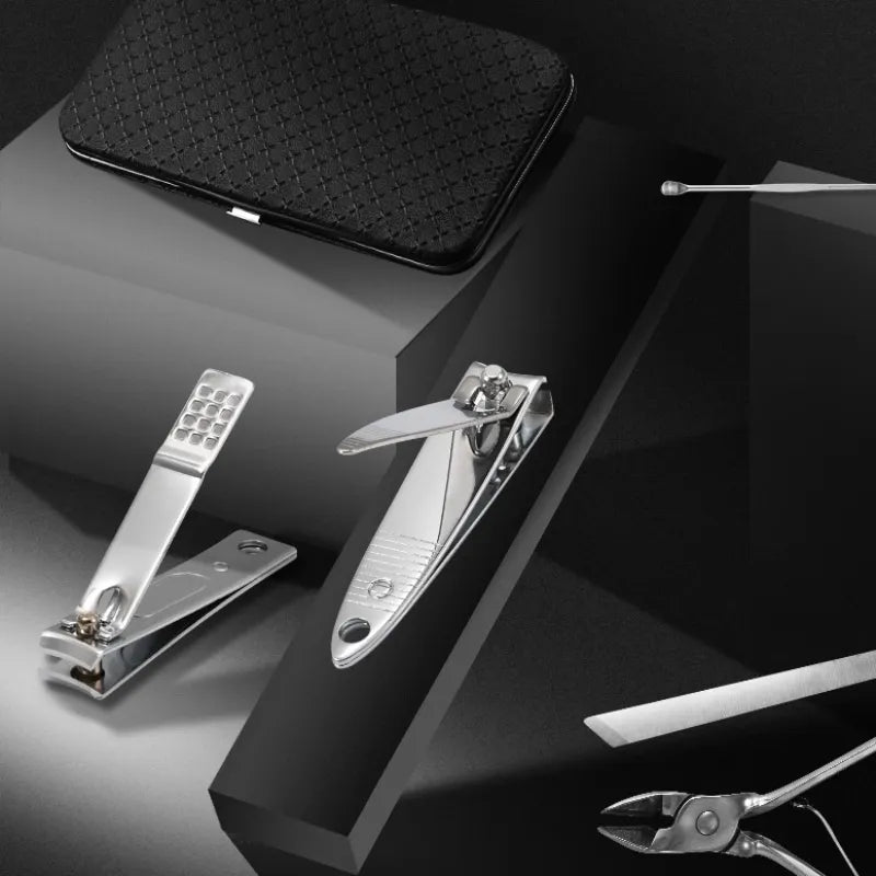Lisslune | LuxeTools 19-Piece Professional Stainless Steel Manicure & Pedicure Set