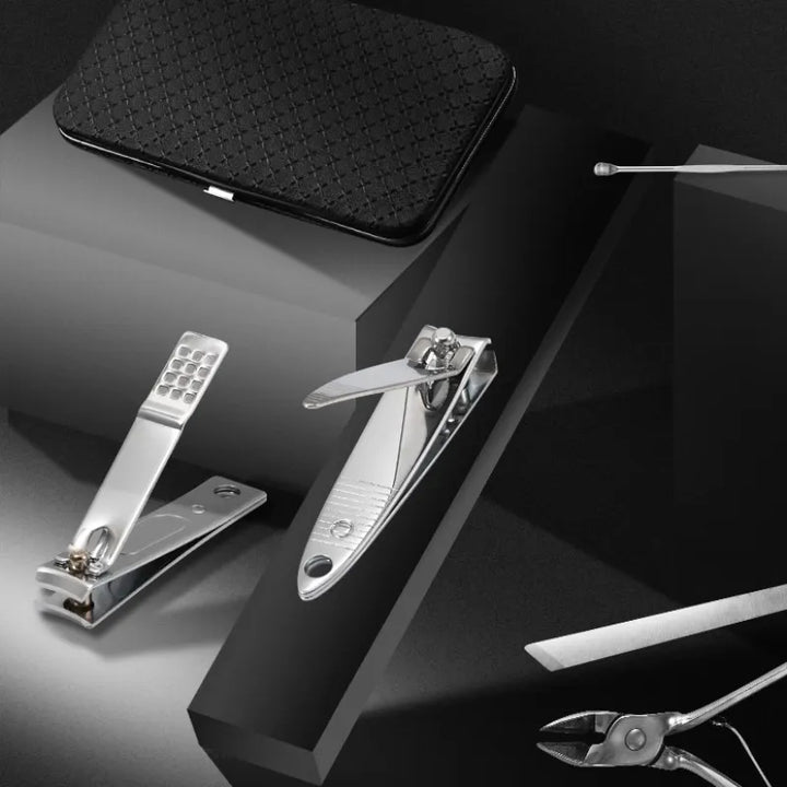 Lisslune | LuxeTools 19-Piece Professional Stainless Steel Manicure & Pedicure Set