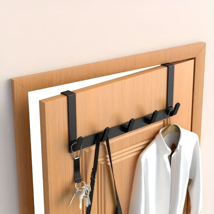 Lisslune | Quick Hang 5-Hook Door Rack