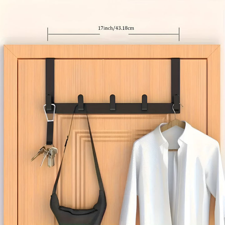 Lisslune | Quick Hang 5-Hook Door Rack