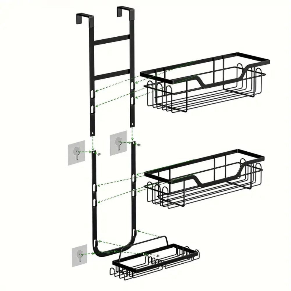 Lisslune | Quick Reach Hanging Bathroom Caddy
