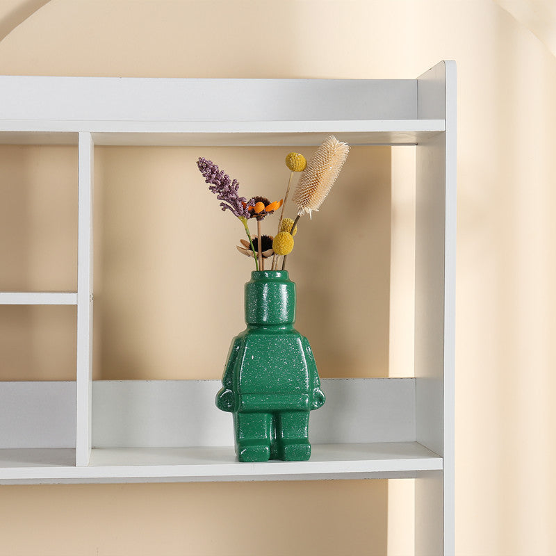 Lisslune | RoboBloom Modern Robot Flower Pots – Unique Decoration for Your Home