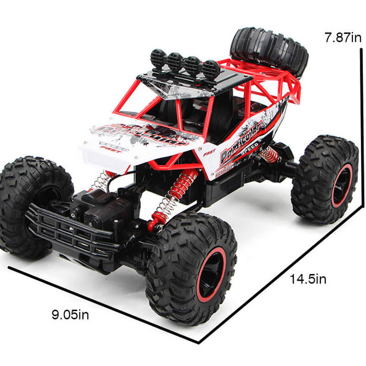 Lisslune | Remote-Controlled Car, 4x4, Monster Truck, Rock Crawler, 2.4 G, Offroad Climbing Car