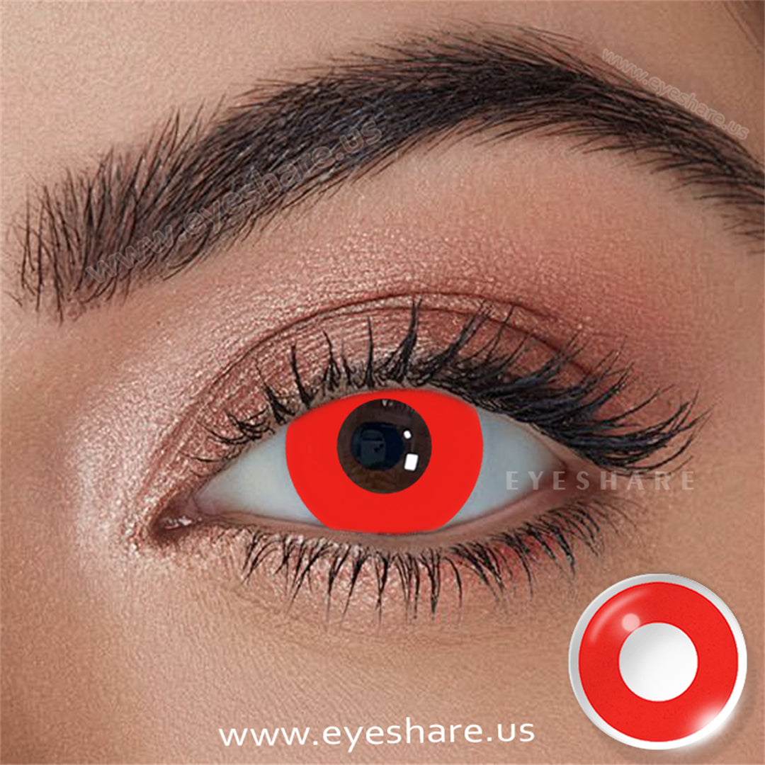 Rynx Cosplay Pure Red 14.5mm 1 Pair | 1 Year