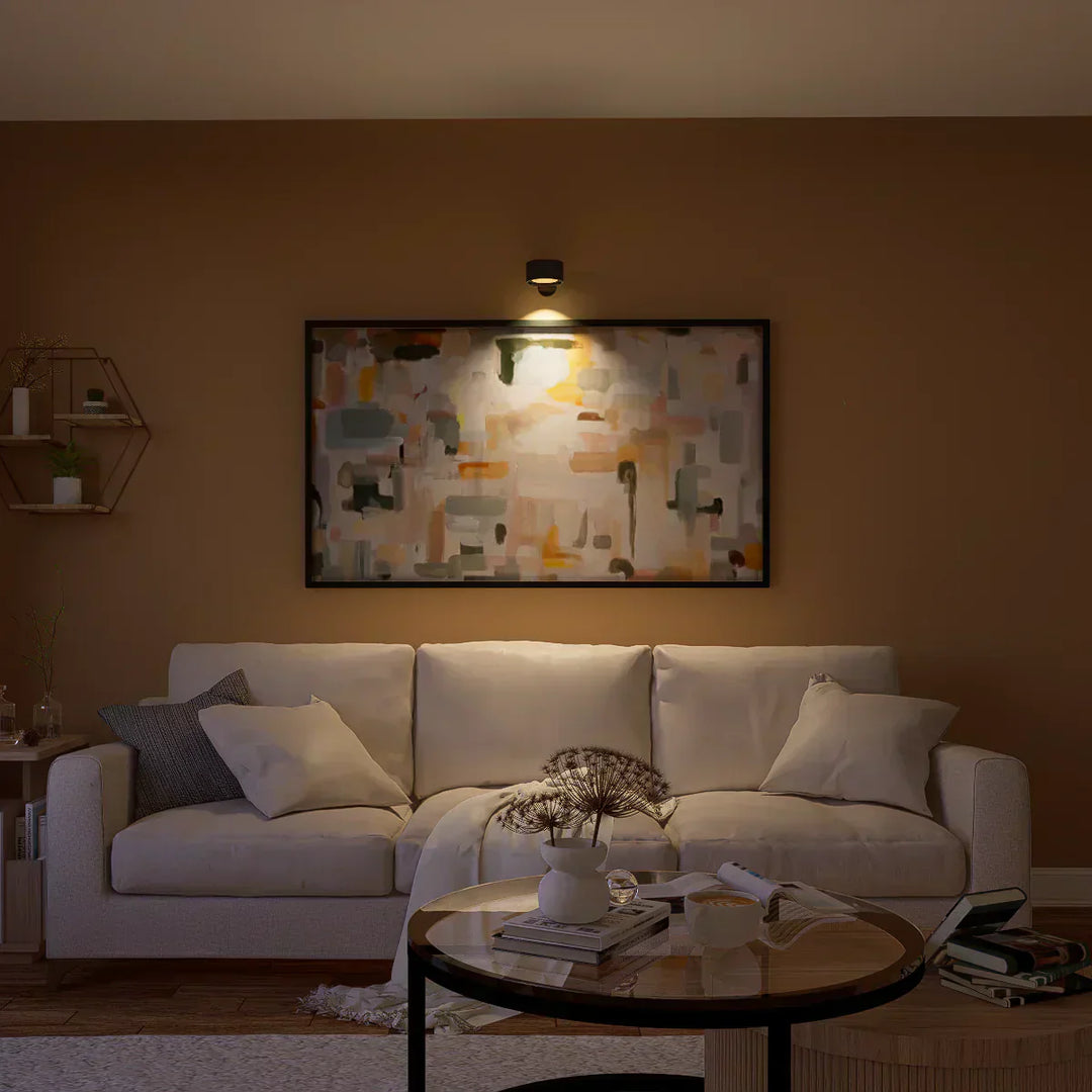 Lisslune | Wireless LED Wall Light | Battery Operated, Flexible & Easy to Stick-On for Indoor and Outdoor Use