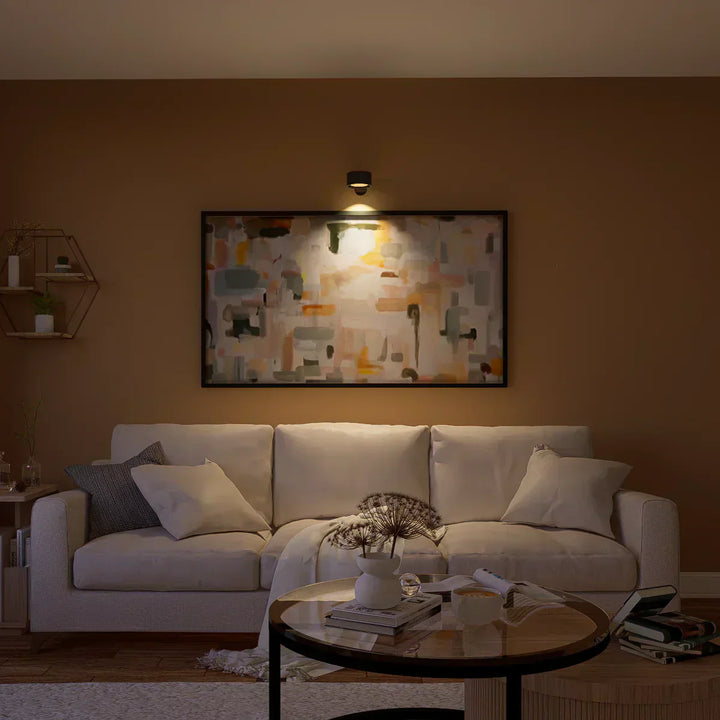 Lisslune | Wireless LED Wall Light | Battery Operated, Flexible & Easy to Stick-On for Indoor and Outdoor Use