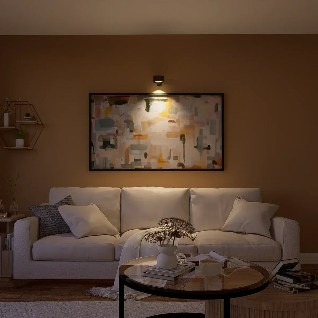 Lisslune | Spotlight Wireless Wall Lamp - 360° Rotation, Dimmable, Rechargeable Wall Light