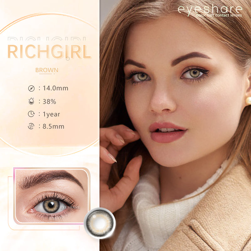 Rynx Richgirl Brown 14.0mm 1 Pair | 1 Year