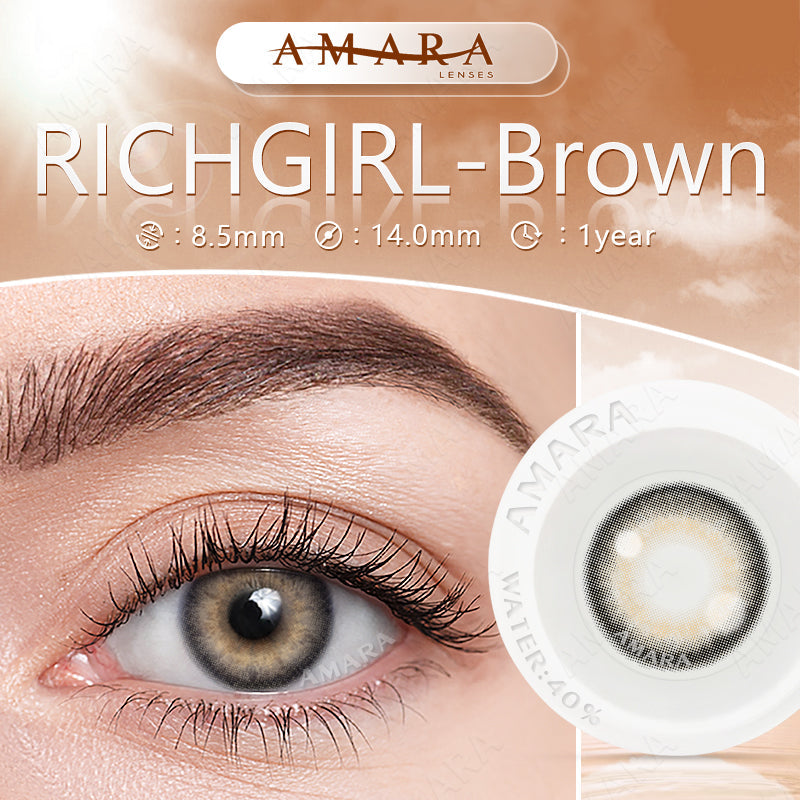 Rynx Richgirl Brown 14.0mm 1 Pair | 1 Year