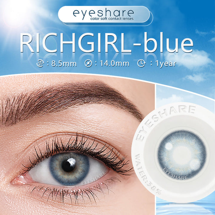 Rynx Richgirl Blue 14.0 mm 1 Pair | 1 Year
