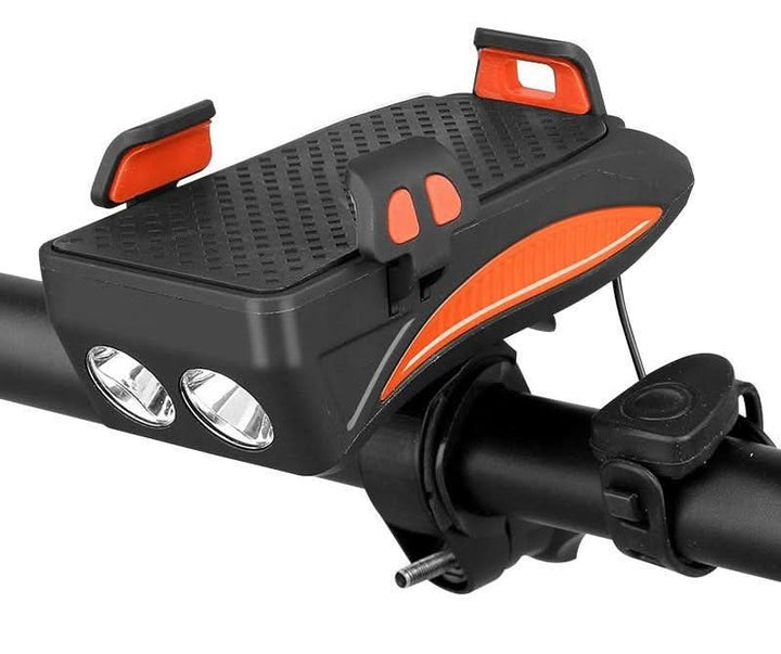 Lisslune | Compact 4-in-1 bicycle device with horn, light & charging function