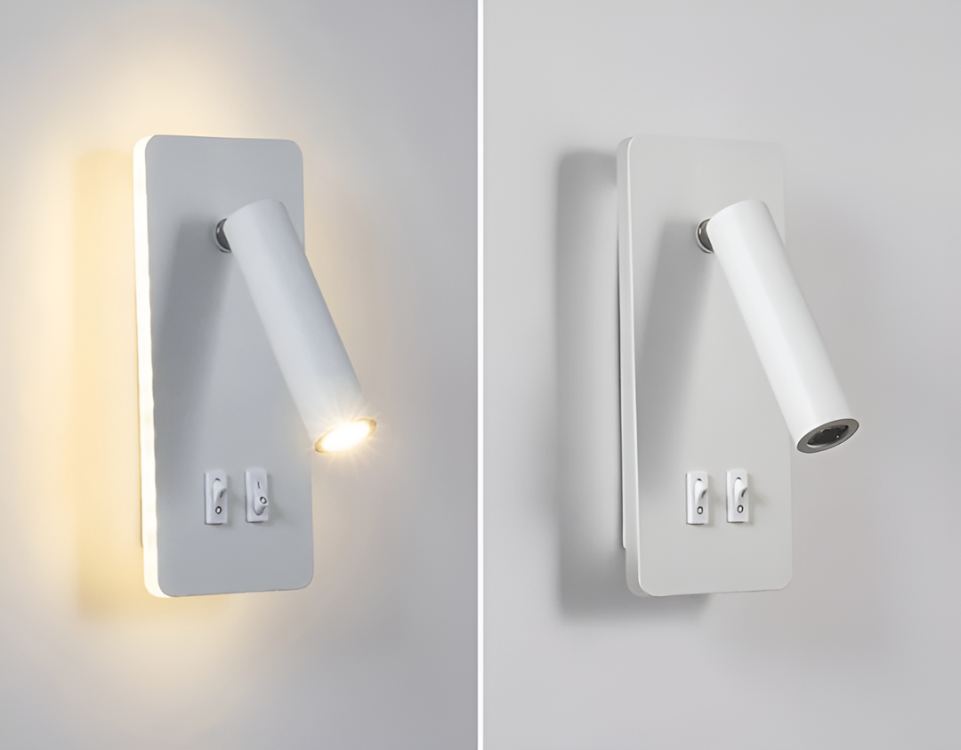 Lisslune | Swivel330 | Minimalist Cylinder Wall Light – Adjustable 330° Rotating LED Sconce