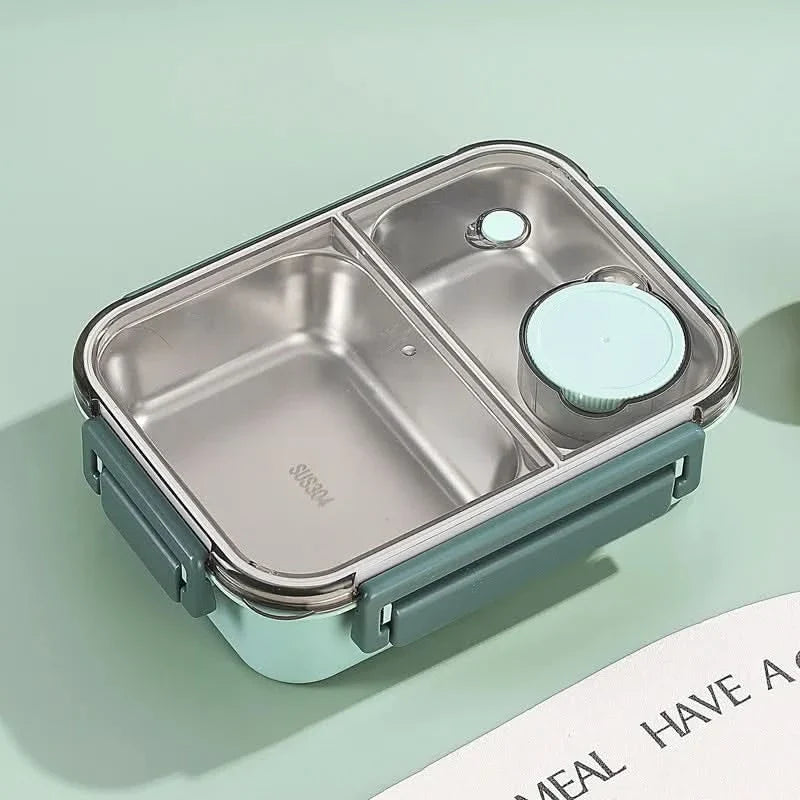 Lisslune | Leak-Proof Stainless Steel Lunchbox with Cutlery (850 ml) – For Work, School & On the Go