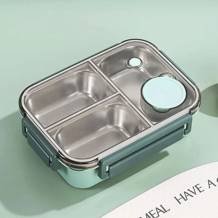 Lisslune | Leak-Proof Stainless Steel Lunchbox with Cutlery (850 ml) – For Work, School & On the Go