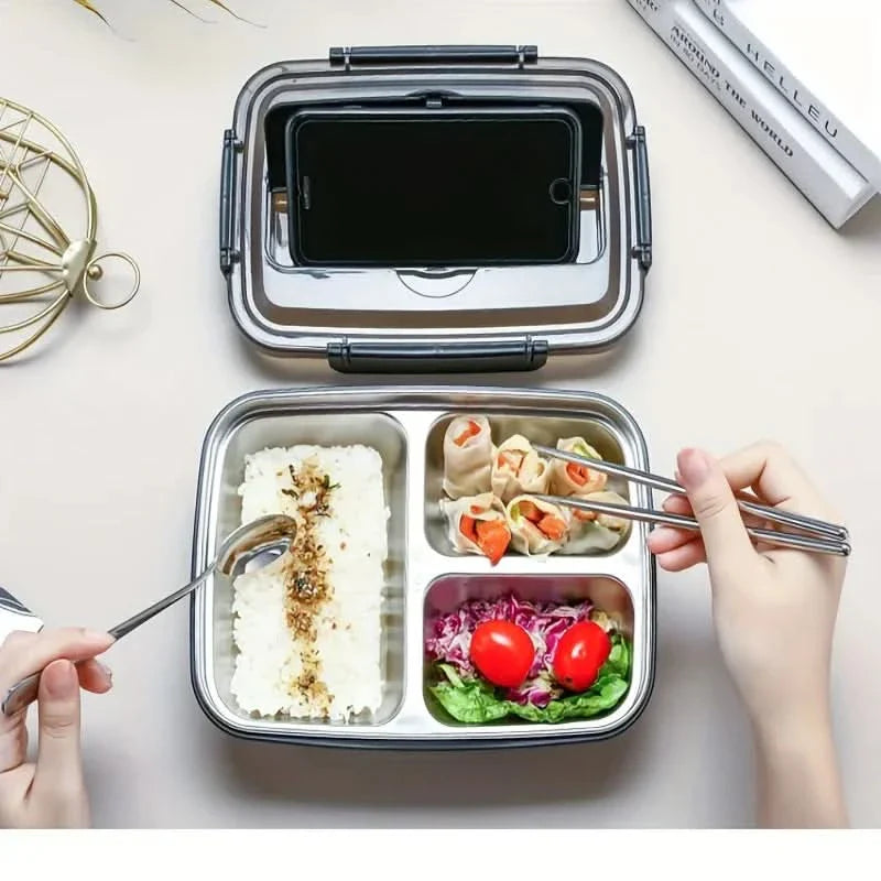 Lisslune | SteelMate – Leak-Proof Stainless Steel Lunchbox