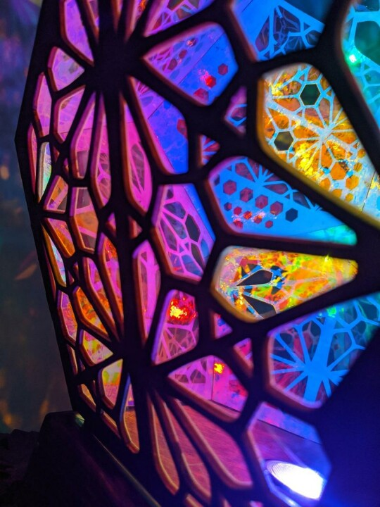 Lisslune | Glass-in-Block Style LED Table Lamp - LumiAura