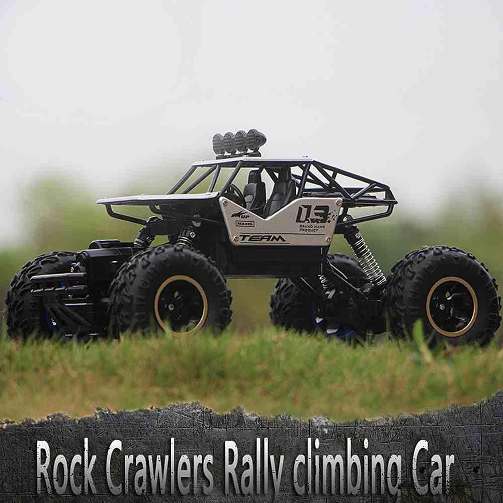 Lisslune | Remote-Controlled Car, 4x4, Monster Truck, Rock Crawler, 2.4 G, Offroad Climbing Car