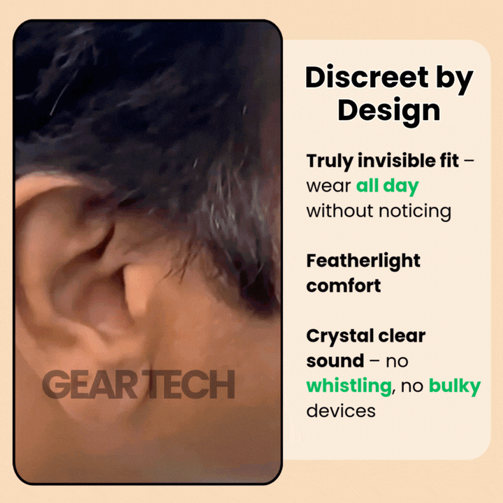 Lisslune | Invisible Rechargeable Hearing Aids UK – Discreet In Ear Hearing Aids for Clear Sound & Comfort | Small Hidden Hearing Aid