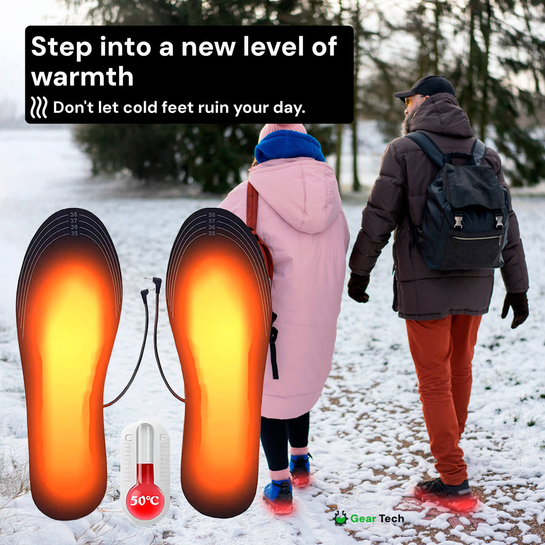 Lisslune | Rechargeable Heated Insoles UK – Best Thermal Shoe Inserts for Boots, Work Boots & Everyday Winter Comfort