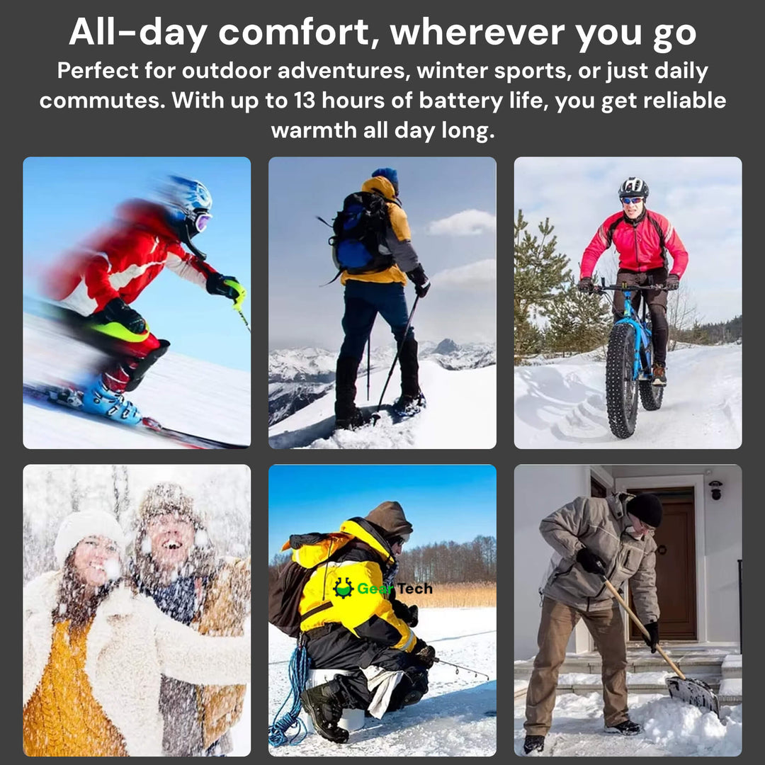Lisslune | Rechargeable Heated Insoles UK – Best Thermal Shoe Inserts for Boots, Work Boots & Everyday Winter Comfort