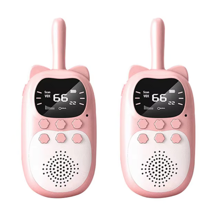 Lisslune | Kids Rechargeable Walkie Talkie Set with 3km Range