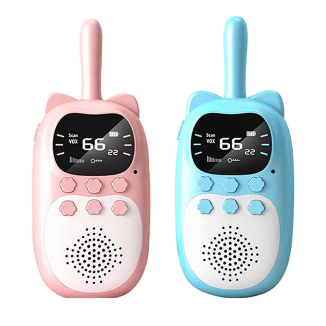 Lisslune | Kids Rechargeable Walkie Talkie Set with 3km Range