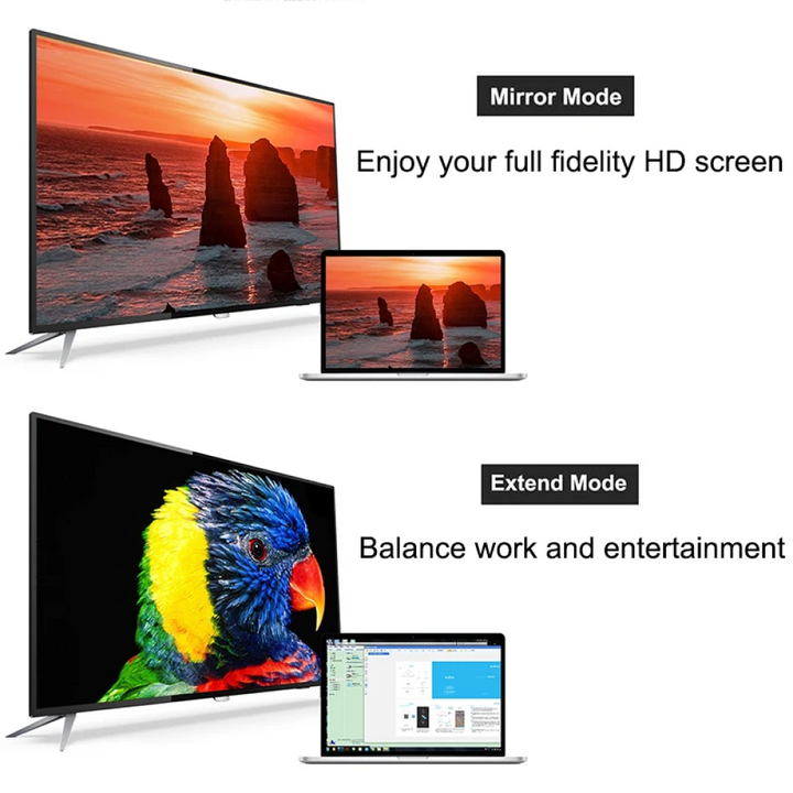 Lisslune | Hdmi to Thunderbolt Cool Running Risk Free Connector to Hdmi