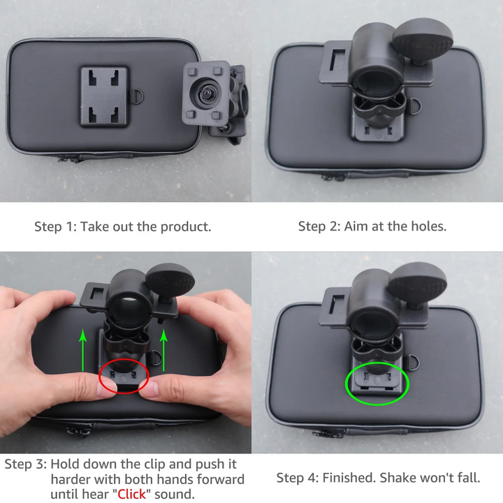 Lisslune | Bicycle Cell Phone Mobile Holder for Bike Bicycle