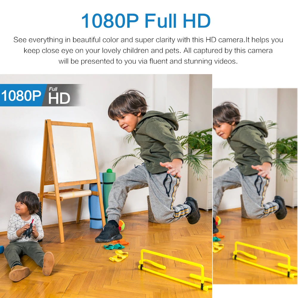 Lisslune | Waterproof HD Mini Camera With Night Vision and Wide Angle Lens IP WiFi 1080P HD 160° Wide Angle