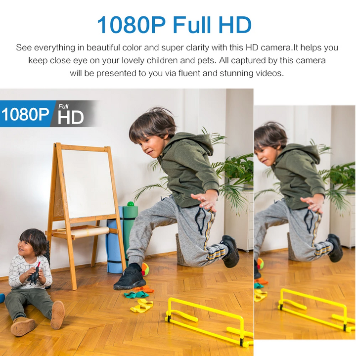 Lisslune | Waterproof HD Mini Camera With Night Vision and Wide Angle Lens IP WiFi 1080P HD 160° Wide Angle