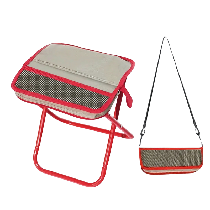 Lisslune | Ultra-Light Foldable Camping Chair | Tear-Resistant, Space-Saving & Ideal for Festivals, Fishing Trips & Outdoor Relaxation