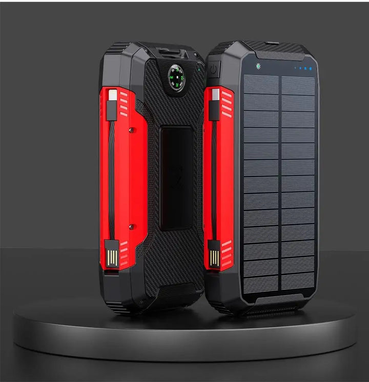 Lisslune | 30000mAh Solar Charger Wireless Waterproof Power Bank External