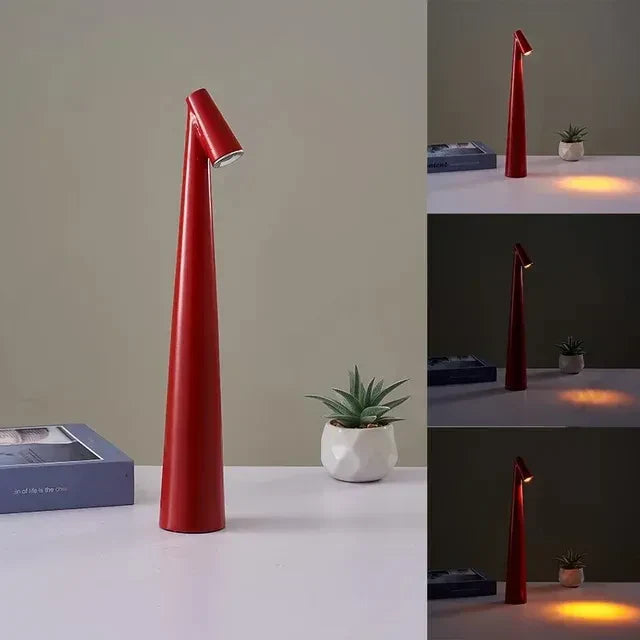 Lisslune | LumiLux Portable Touch LED Lamp – Rechargeable, Dimmable and Slim Design